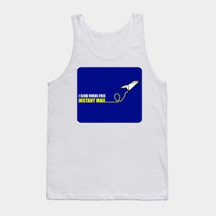 I Send Virus Free Instant Mail (color) Tank Top